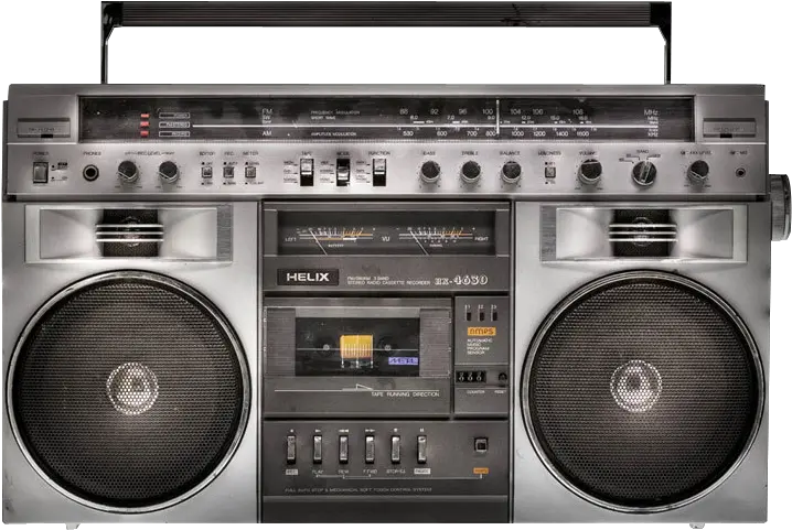 Download Boombox Old School Boombox Png Boombox Transparent