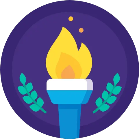 Achievement Award Badge Fire Olimpic Sport Triumph Icon Games Achievements Transparent Icon Png Badges Png