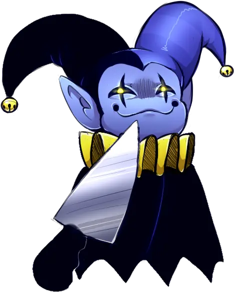 Deltarunejevil Hashtag Jevil Cat Png Knife Cat Meme Transparent