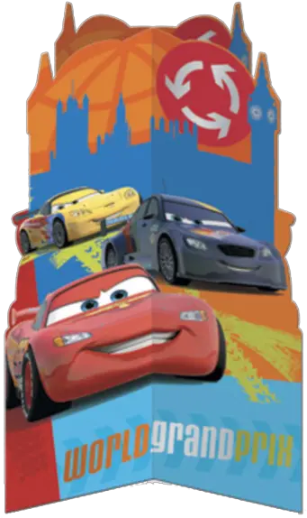 Disney Cars 3d Foil Centrepiece Sports Car Png Disney Cars Png