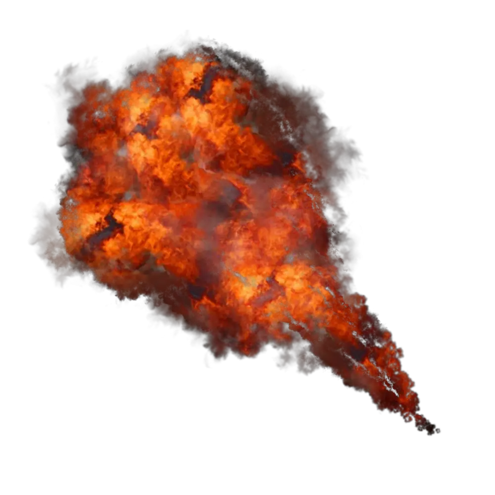 Big Fireball Flame Fire Png Image Fire With Smoke Png Fireball Transparent