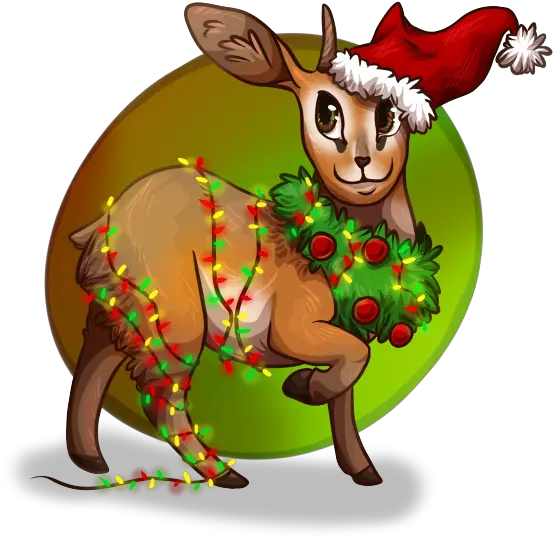 Christmas Dik Dik Dik Cute Drawing Png Paint Tool Sai Transparent Background