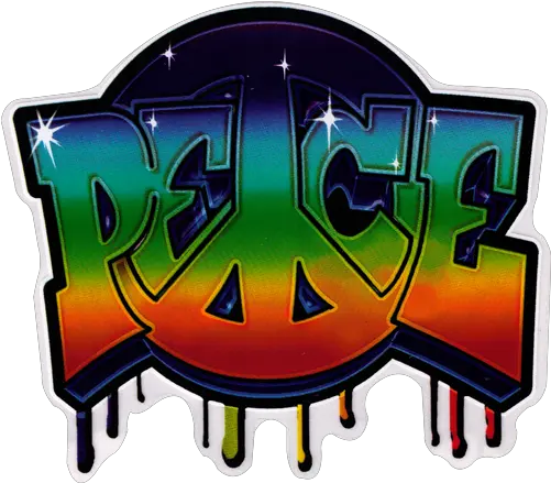 Wa335 Graffitipeacewindowstickerpng 500438 Peace Graffiti Peace Sign Png Peace Sign Logo