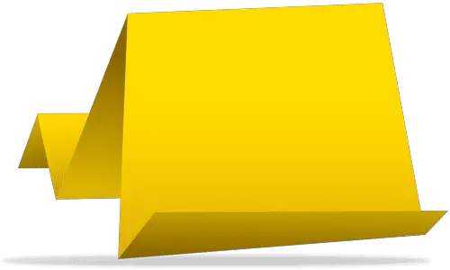 Yellow Banner Png Image Background Yellow Origami Png Yellow Banner Png