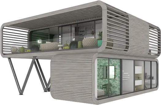 The Icon Woodgrey Mobile Living Eco House Home Vertical Png Micro Icon