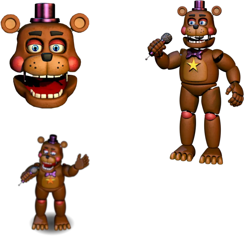 Ultimate Rockstar Freddy Resource Pack By Realitywarper45 Fnaf Rockstar Freddy Full Body Png Rockstar Png