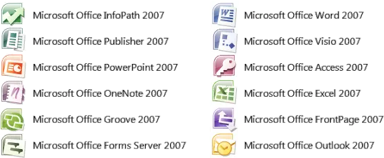 Microsoft Office 2007 Logos Found Vertical Png Office 2007 Icon