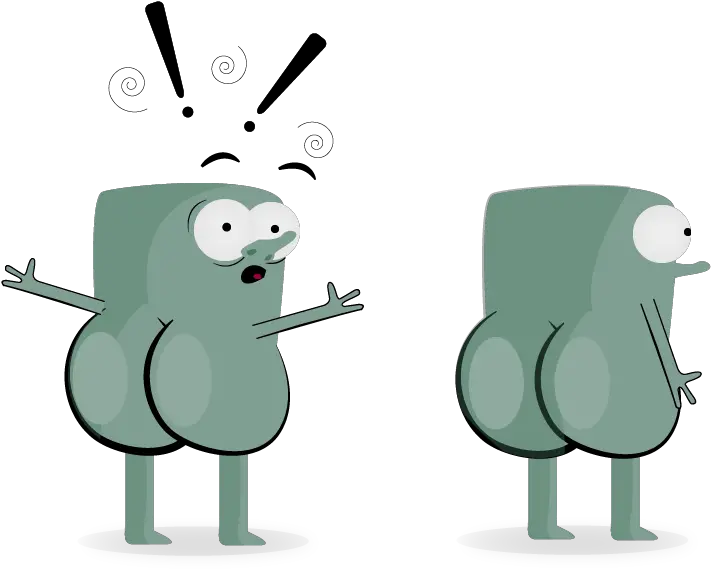 Cartoon Butt Png Fiction Butt Png