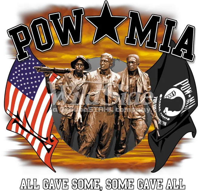 Download Hd Pow Mia Mia Pow Transparent Png Image Vietnam Pow Flag Pow Transparent