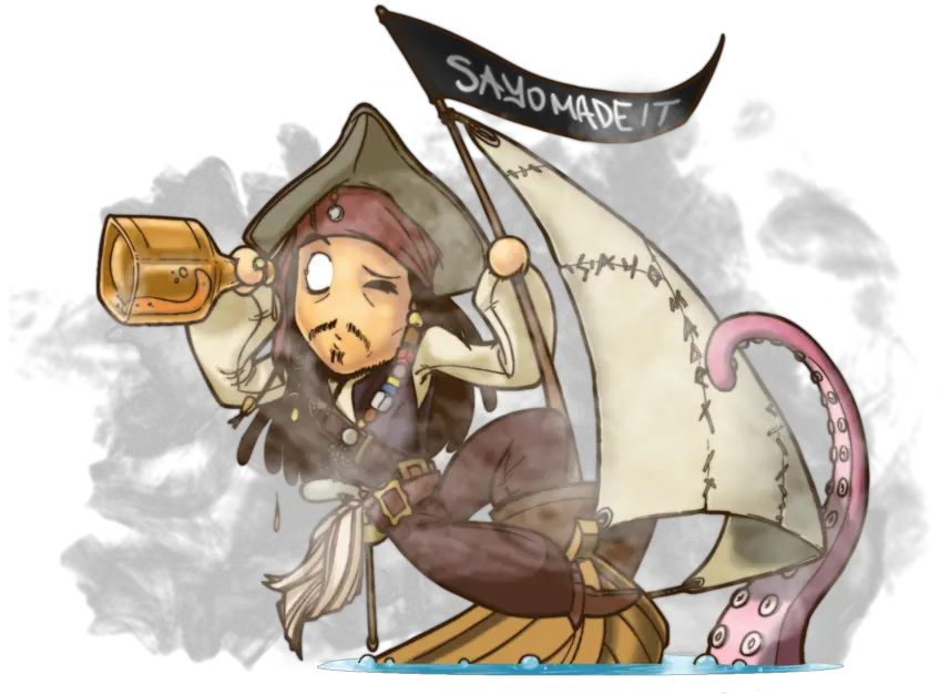 Captain Jack Sparrow Funny Cartoon Jack Sparrow Fan Art Png Jack Sparrow Png