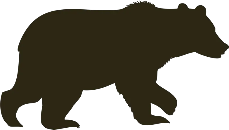 Polar Bear Silhouette Vector Clip Art Brown Bear Silhouette Png Bear Silhouette Png