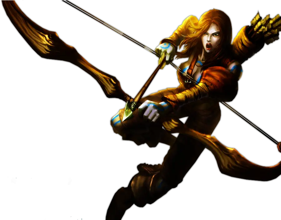 Woad Hunter Ashe Skin Png Image Purepng Free Transparent League Of Legends Ashe Hunter Png