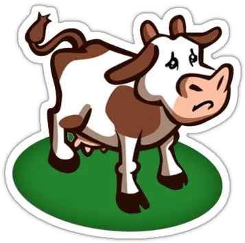 Download Sad Cow Mascot Bcg Matrix Cash Cows Png Image Neapolitan Cow Cow Emoji Png