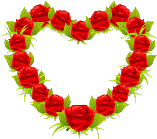 Heart Rose Transparent Background Png Mart Transparent Heart Of Flowers Rose Transparent Background