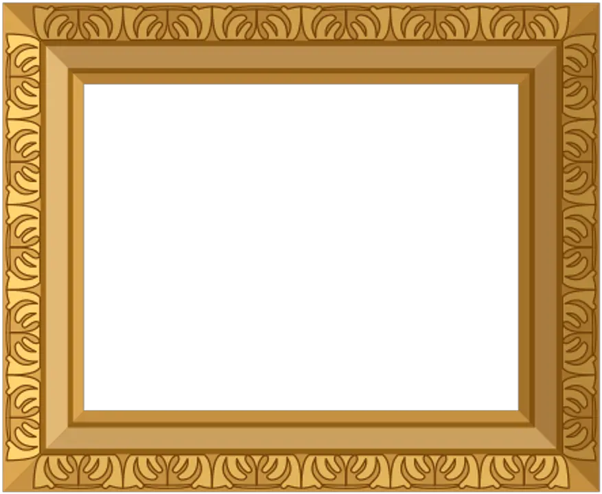 Gold Frame Ornate Border Gold Frame Png Printable Ornate Frame Png