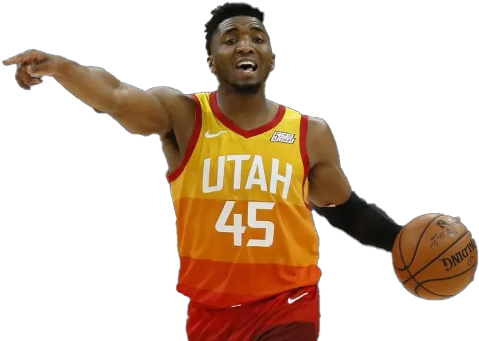 Donovan Mitchell Transparent Background Png Arts Nba Players Transparent Background Basketball Transparent Background