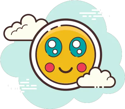 Anime Emoji Icon In Cloud Style Aesthetic Teams Logo Png Emoji Icon Pictures