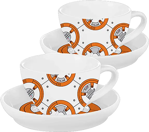 Star Wars Bb8 2pack Teacup And Saucer Set Saucer Png Teacup Png