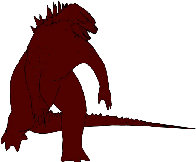 Blender Cgi Red Godzilla Vs Blue Muto Gappy Facets Clip Art Png Godzilla Transparent