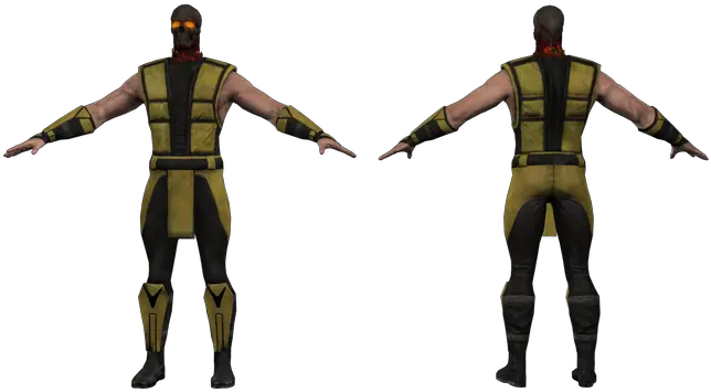 Mortal Kombat X Mortal Kombat X Scorpion Model Png Scorpion Mortal Kombat Png