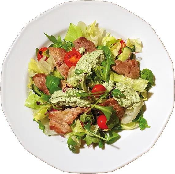 Download Pork Tenderlion Salad Caesar Salad Png Image With Caesar Salad Caesar Salad Png