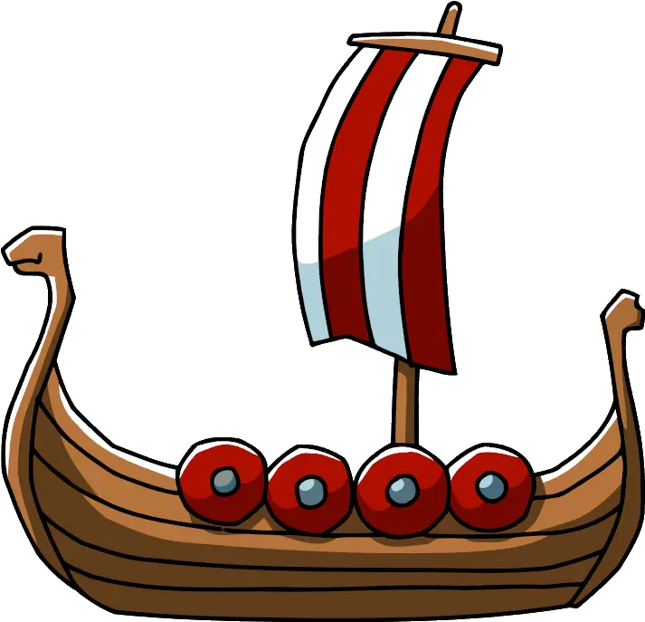 Viking Ship Clipart Cute Viking Boat Png Transparent Png Viking Ship Png Viking Png