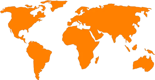 Orange World Map Png Clip Arts For Web Transparent Background High Resolution World Map Png Global Map Png