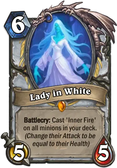 Like A Good Lady In White Hearthstone Png Residentsleeper Png