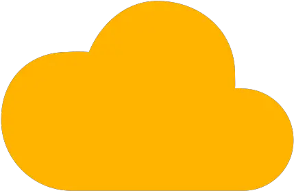 Cloud Free Icon Of Vivid Cloud Yellow Icon Png Cloud Icon Png