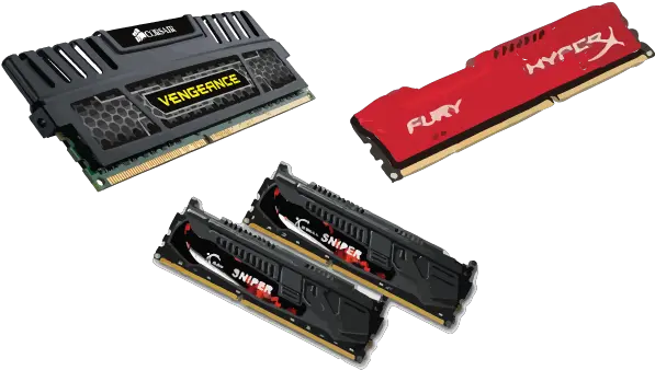 Ram Memoria Ram Kingston 8gb 2x4gb 2400mhz Png Ram Png