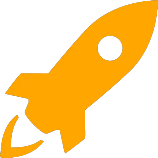 Orange Rocket Icon Rocket Icon Dark Blue Png Rocket Icon Png