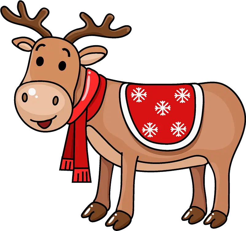 Christmas Reindeer Clipart Cartoon Png Reindeer Png