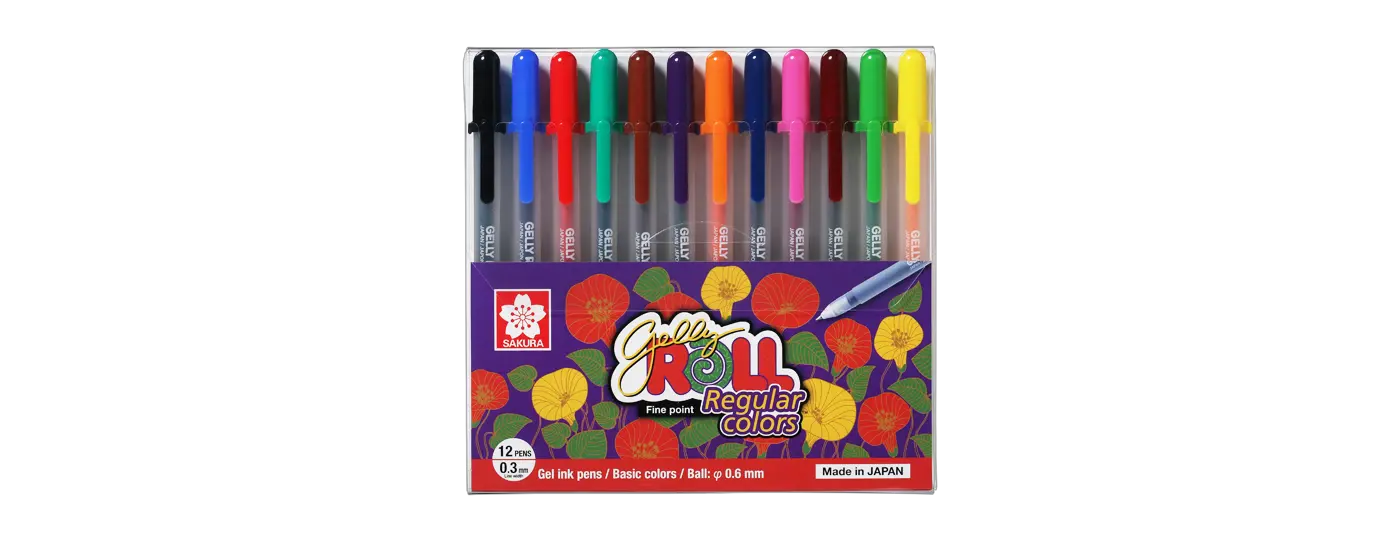 Gelly Roll Fine Color Gelly Roll Regular Colors Png Pen Transparent