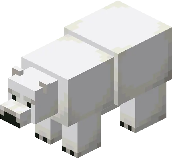 Polar Bear Oso Polar De Minecraft Png Ice Bear Png