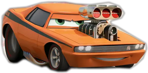 Orange Car From The Movie Cars Png Official Psds Dodge Challenger Movie Cars Cars Png