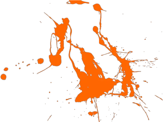 Clipart Splash Effect Color Splash Png Orange Splash Effect Png