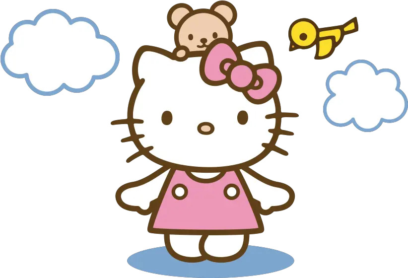 Wallpaper Hello Kitty For Galaxy Note 10 Hello Kitty With Bear Png Hello Kitty Png