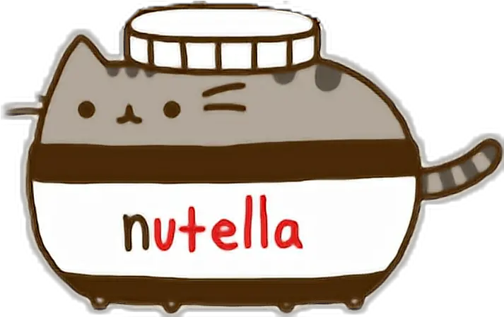 Nutella Pusheen Cat Cute Xxx Nutella Pusheen Cute Pusheen Png Pusheen Cat Png