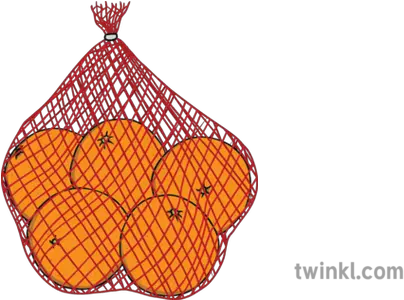 Bag Of 5 Oranges Fruit Shopping Groceries Ks1 Illustration Transparent Bag Of Oranges Png Oranges Png