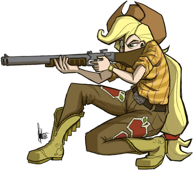 Theartrix Human With Gun Cartoon Png Shotgun Transparent Background