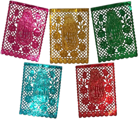 Guadalupe Papel Picado Banner Mylar S Pattern Png Mexican Banner Png