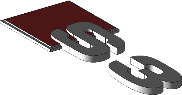 Audi S3 Logo 3d Cad Model Library Grabcad Horizontal Png Audi Logo Transparent