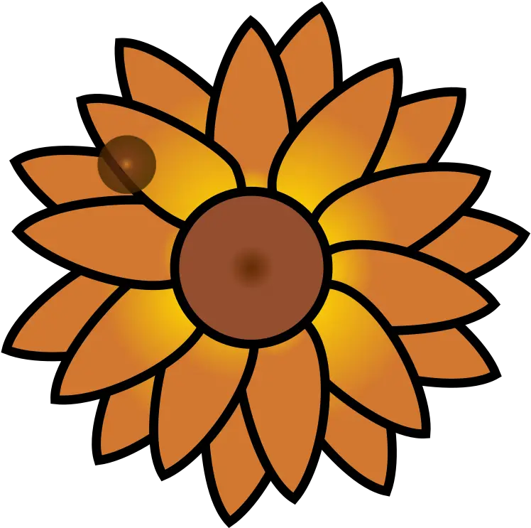 Sunflower Png Svg Clip Art For Web Easy Simple Sunflower Drawing Sunflower Clipart Png