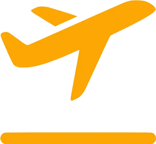 Orange Airplane Takeoff Icon Free Orange Airplane Icons Airplane Icon Orange Png Airplan Icon