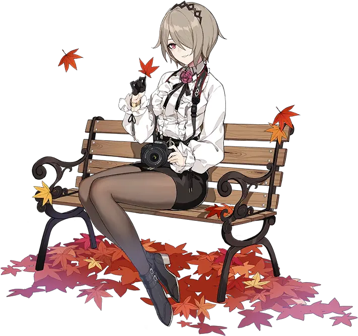 Rita Autumn Leaves Official Honkai Impact 3 Wiki Honkai Rita Png Autumn Png