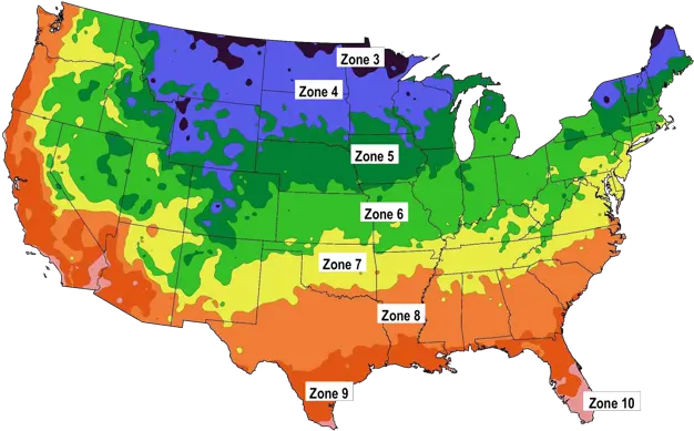 Mountain Valley Seed Planning Center Zone Maps List Of Climate Zones Png Zone Icon