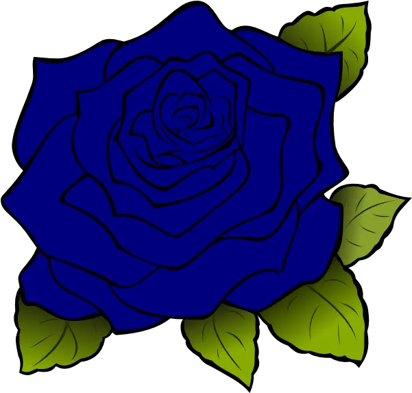 Roses Clipart Rose Clip Art Blue Rose Vector Png Bunga Mawar Biru Animasi Rose Vector Png