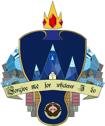 Adventure Time Crests The Mary Sue Brasão Hora De Aventura Png Adventure Time Logo Transparent