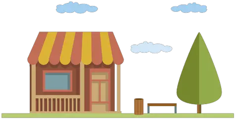 Flat Small Building City House Transparent Png U0026 Svg Cidade Pequena Png City Building Png