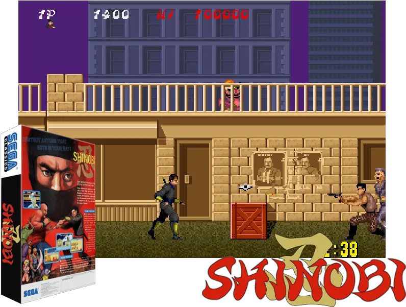 Shinobi Coin Op Shinobi Arcade Full Size Png Download Shinobi Game Arcade Png